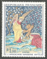 344 France Yv 1458 Tapisserie Apocalypse Tapestry Diable Devil MNH ** Neuf SC (1458-1b) - Textile