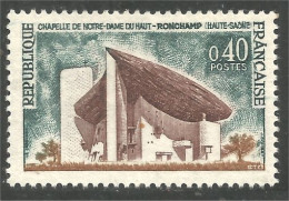 344 France Yv 1435 Chapelle Ronchamp MNH ** Neuf SC (1435-1b) - Other & Unclassified