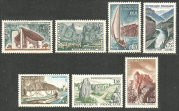 344 France Yv 1435-1441 Série Touristique 1965 MNH ** Neuf SC (1435-1441-1b) - Other & Unclassified