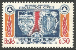 344 France Yv 1404 Pompiers Fire Firemen Feuerwehr Feu Bomberos Bateau Ship MNH ** Neuf SC (1404-1b) - Sapeurs-Pompiers