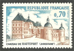 345 France Yv 1596 Chateau De Hautefort Castle Schloss Castello MNH ** Neuf SC (1596-1b) - Castles