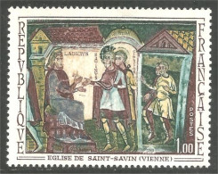 345 France Yv 1588 Fresque Abbaye Saint-Savin Abbey MNH ** Neuf SC (1588-1c) - Klöster