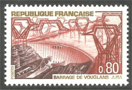 345 France Yv 1583 Tourisme Barrage Vouglans Jura Barrage Dam MNH ** Neuf SC (1583-1c) - Otros & Sin Clasificación