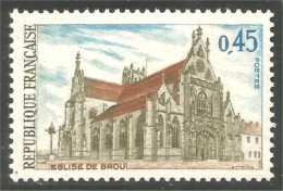 345 France Yv 1582 Tourisme Église De Brou Church Kirche Ain MNH ** Neuf SC (1582-1c) - Monuments