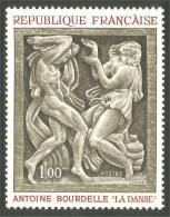 345 France Yv 1569 Sculpture La Danse Bournelle Musique Musik MNH ** Neuf SC (1569-1d) - Sculpture