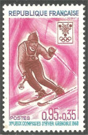 345 France Yv 1547 Olympiques Grenoble Olympics 1968 Alpine Ski Alpin Slalom MNH ** Neuf SC (1547-1d) - Ski