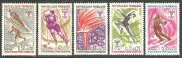 345 France Yv 1543-1547 Olympiques Grenoble Olympics 1968 MNH ** Neuf SC (1543-1547-1b) - Winter 1968: Grenoble