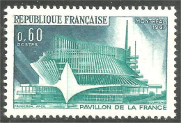 345 France Yv 1519 EXPO 67 Exposition De Montréal Canada MNH ** Neuf SC (1519-1c) - Sonstige & Ohne Zuordnung