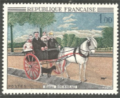 345 France Yv 1517 Tableau Douanier Rousseau Père Juniet Cheval Horse Pferd MNH ** Neuf SC (1517-1b) - Paarden