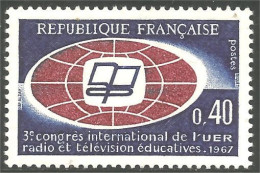345 France Yv 1515 Communications Radio Television MNH ** Neuf SC (1515-1) - Telecom