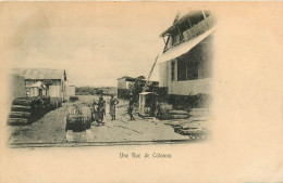 BENIN DAHOMEY Une Rue De Cotonou   7 (scan Recto Verso) KEVREN0610 - Benin