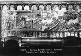 LYON  Notre Dame De Fourvière Mosaique Bataille De Lépante  21 (scan Recto Verso)KEVREN0684 - Lyon 5