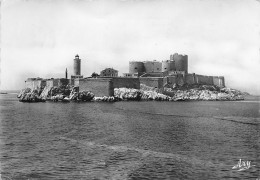 MARSEILLE Le Chateau D'IF Vue Aerienne Au Fond Le Massif De Marseilleveyre  6 (scan Recto Verso)KEVREN0692 - Château D'If, Frioul, Iles ...