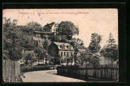 AK Kamenz I. S., Partie Im Herrental Mit Schlossberg-Restaurant  - Kamenz