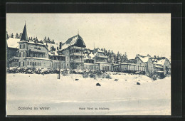 AK Schierke, Hotel Fürst Zu Stolberg Im Schnee  - Stolberg (Harz)