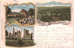 Gruss Aus Stecklenberg Im Harz - Litho - Thale