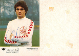 Fußball-Autogrammkarte AK Ludger Van De Loo FC Bayer Uerdingen 05 79-80 KFC Krefeld Autogrammkarte Fußball Deutschland - Autogramme