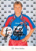 Fußball-Autogrammkarte AK Horst Steffen KFC Uerdingen 95-96 FC Bayer Krefeld Meerbusch Mönchengladbach MSV Duisburg - Autografi