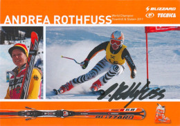 Autogramm Blizzard AK Ski Paralympics Andrea Rothfuss Freudenstadt Loßburg Im Schwarzwald  Mitteltal-Obertal Baiersbronn - Invierno