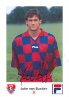 Fußball-Autogrammkarte AK John Van Buskirk KFC Uerdingen 97-98 FC Bayer Krefeld FC Rot-Weiß Erfurt RW SF Siegen LR Ahlen - Autographes