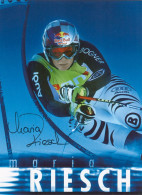 2) Autogramm AK Ski Alpin Maria Höfl-Riesch Garmisch-Partenkirchen Olympiasiegerin DSV Olympische Winterspiele Bayern - Autografi