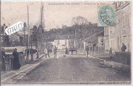 BOURBONNE-LES-BAINS- AVENUE DE LA GARE - Bourbonne Les Bains