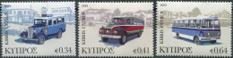 Cyprus 2023. Vintage Public Transport Of Cyprus (MNH OG) Set Of 3 Stamps - Neufs