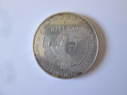 Germany 10 Euro 2005 D AUNC Silver/Argent.925 Commemorative Coin:Bavarian National Park,diameter=32.5 Mm,weight=18 Grams - Commemorations