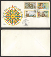 SD)1982 SOUTHWEST AFRICAN  FIRST DAY COVER, COMPLETE SERIES BOATS, DISCOVERY OF THE COAST OF SOUTHWEST AFRICAN BY BARTOL - Autres - Afrique