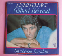 Gilbert Bécaud – L'indifference- 45 Tours - Otros - Canción Francesa