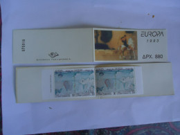 GREECE  EUROPA  1993  HORIZONTALLY IMPERFORATE BOOKLET - 1993