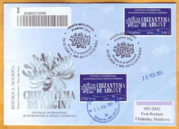 2024  Moldova FDC Festival-contest For The Creation And Interpretation Of Romances ”Silver Chrysanthemum” Used - Moldavie