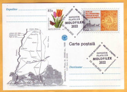 2022 1999 Moldova Moldavie Special Postmark „Philatelic Exhibition MOLDFILEX 2022”, Iassy (Balti), Zemstvos. - Moldavie