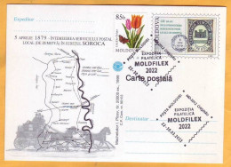 2022 1999 Moldova Moldavie Special Postmark „Philatelic Exhibition MOLDFILEX 2022”, Soroki, Zemstvo - Moldavie