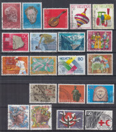 Switzerland / Helvetia / Schweiz / Suisse 1985 - 1986 ⁕ Nice Collection / Lot Of 20 Used Stamps - See All Scan - Usados