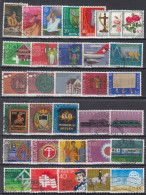 Switzerland / Helvetia / Schweiz / Suisse 1981 - 1982 ⁕ Nice Collection / Lot Of 33 Used Stamps - See All Scan - Gebruikt