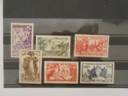 REUNION YT 149/154 EXPOSITION INTERNATIONALE DE PARIS* - Unused Stamps