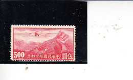 CINA  1932-7 - Yvert  A  20** - Aeeo In Volo - Poste Aérienne