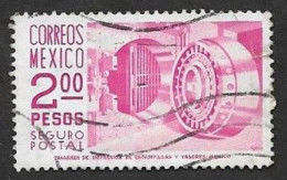 SD)1975 MEXICO POSTAL SECURITY 2P SCT G23, WMK. 300, USED - Messico