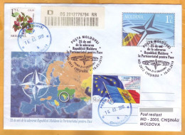 2019 Moldova Moldavie FDC 25 Years. Partnership For Peace. North Atlantic. NATO. Europe. - NATO