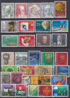 Switzerland / Helvetia / Schweiz / Suisse 1979 - 1980 ⁕ Nice Collection / Lot Of 32 Used Stamps - See All Scan - Oblitérés