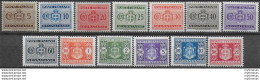 1945 Italia Luogotenenza Segnatasse MNH Sassone N. 73/85 - Sonstige & Ohne Zuordnung