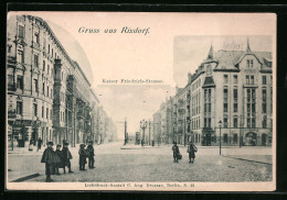 AK Berlin-Rixdorf, Kaiser Friedrich-Strasse Mit Geschäft Und Apotheke  - Neukölln