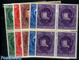 Netherlands 1955 Child Welfare 5v, Blocks Of 4 [+], Mint NH - Unused Stamps