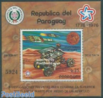 Paraguay 1977 Mars Auto S/s, Mint NH, Transport - Space Exploration - Paraguay