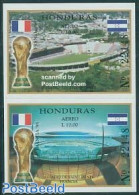 Honduras 1998 World Cup Football 2 S/s, Mint NH, Sport - Football - Honduras