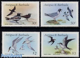 Antigua & Barbuda 1987 Sea Birds 4v, Mint NH, Nature - Birds - Antigua Y Barbuda (1981-...)