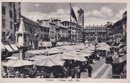 C1- VERONA - PIAZZA DELLE ERBE - (  2 SCANS ) - Verona