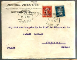 79436 - 2 TP De France Avec Surcharges - Briefe U. Dokumente