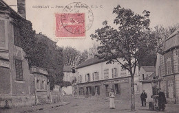 C12-95) GROSLAY - PLACE DE  LA FONTAINE - ( ANIMEE - HABITANTS - COMMERCES )   - Groslay